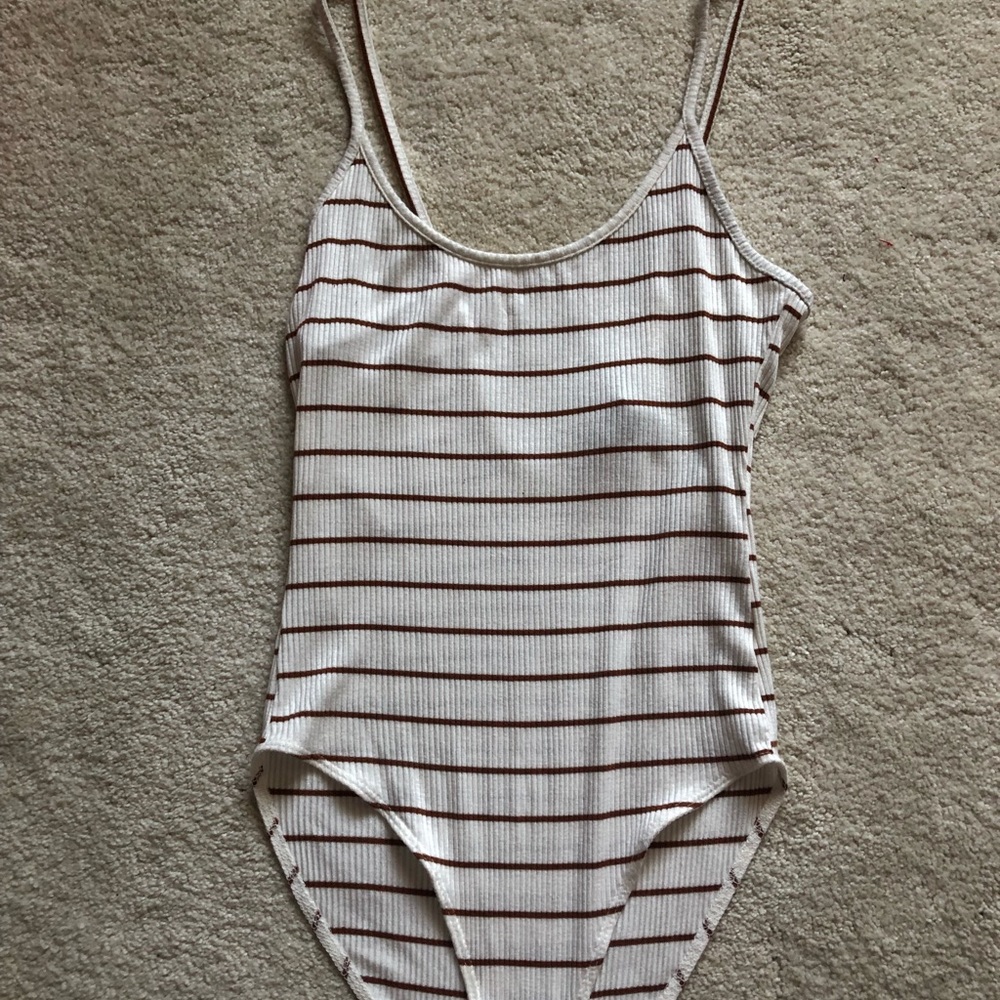 Forever 21 striped bodysuit